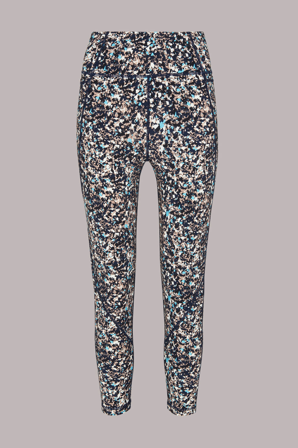 Navy Speckled Sports Legging